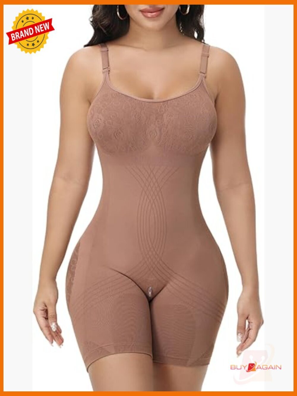 Tummy Control Seamless Full Body Shaper Butt Lifting Bodysuit Shaper
